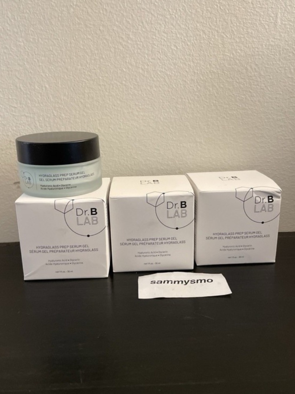Dr. B Lab Hydraglass Prep Serum Gel, 1 oz. 30 ml, x3